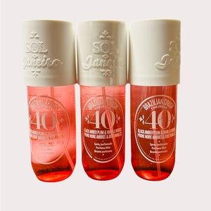 3x Sol de Janeiro Brazilian Crush #40 Body & Hair Perfume Spray 250mL